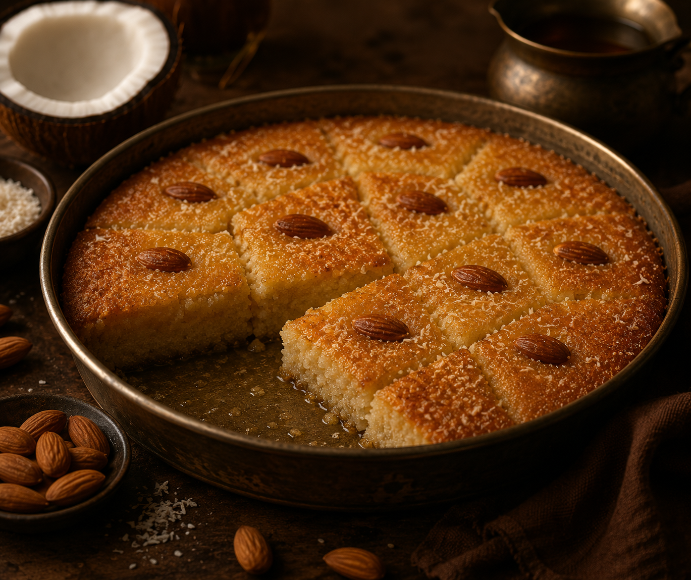 Middle East coconut dish